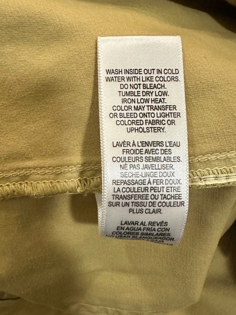 Frame Patch Pocket Denim Cargo Pants In Washed Tan. Size 27 - Picture 11 of 16